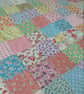 Single Patchwork quilt, Blanket, throw  - Image 5