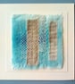 Slow Stitch Abstract Textile Art - Image 1