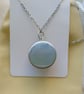 Handmade Nature Swirl Pendant Stainless Steel chain and bezel - Image 4