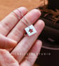 Fire Opal Star Necklace With 925 Sterling Silver Chain