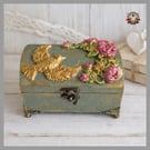 Trinket Boxes Regency Style OOAK Handcrafted