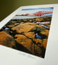 The Forth Bridge, Edinburgh signed mounted print 30 x 40cm FREE DELIVERY - Image 2