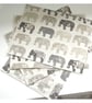 Large Elephant Placemat Grey Elephants - Image 7