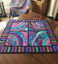 Every Which Way : quilted textile wall hanging and table cover - Image 1