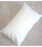 Tempur Travel Pillow Cover White 16"x10" 16x10 Cotton Sateen SMALL 500 Thread Ct - Image 4