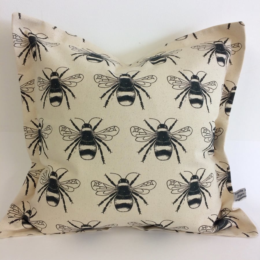 Bumble Bee pattern cushion