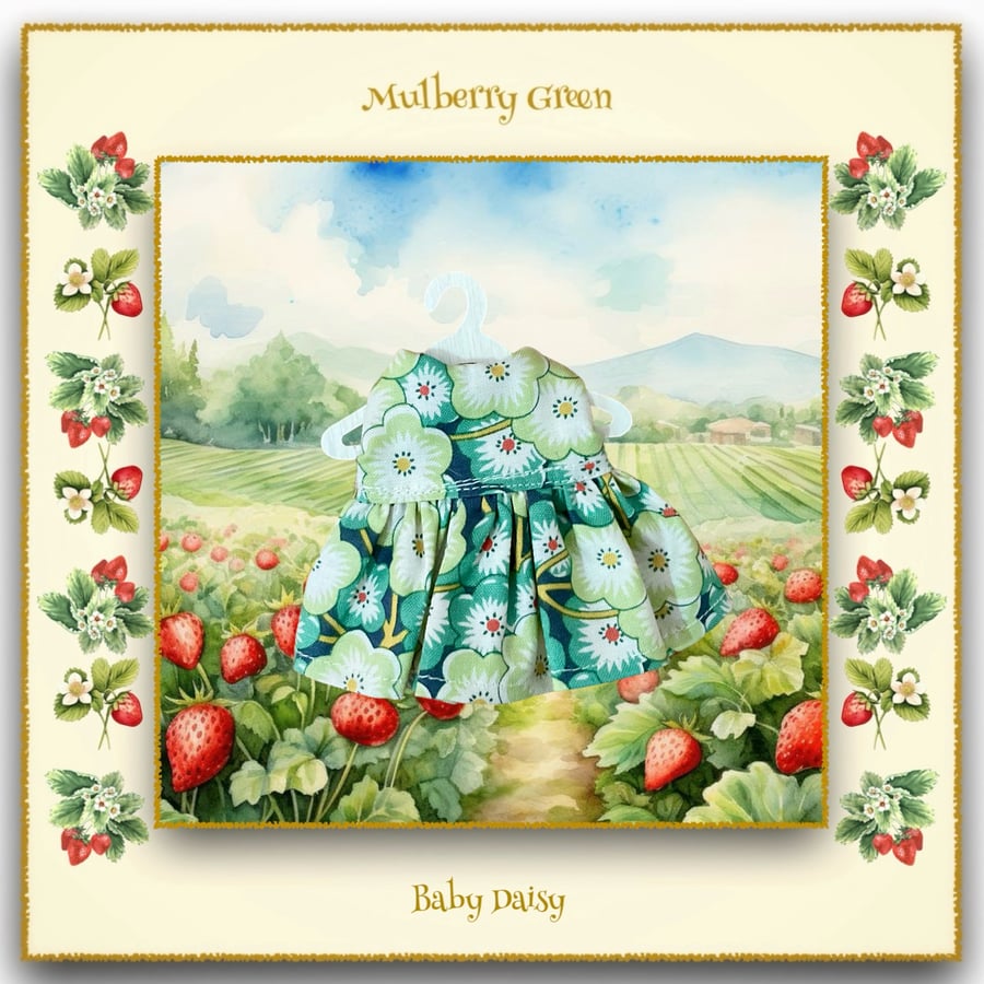 Spring Flowers Dress for Baby Daisy 