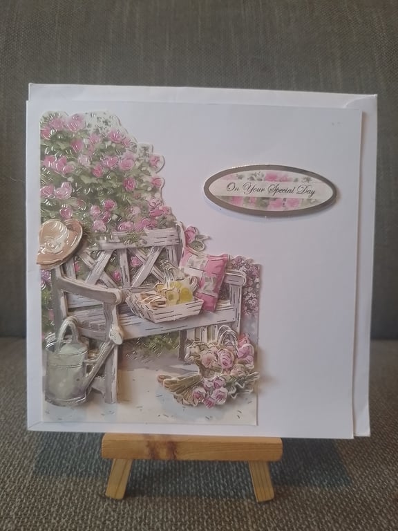 Floral special day greetings card 