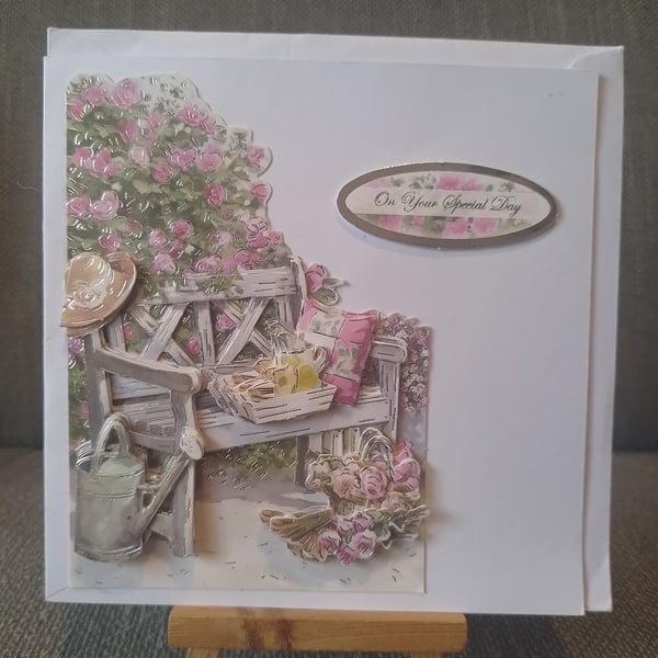 Floral special day greetings card 