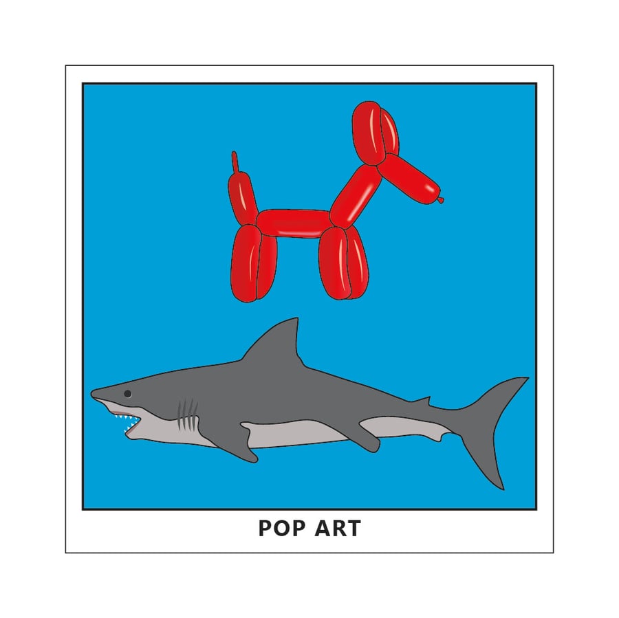 Image of Pop Art Postcard