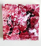 Crimson Pulse 3 - Original Textured Acrylic Abstract Painting