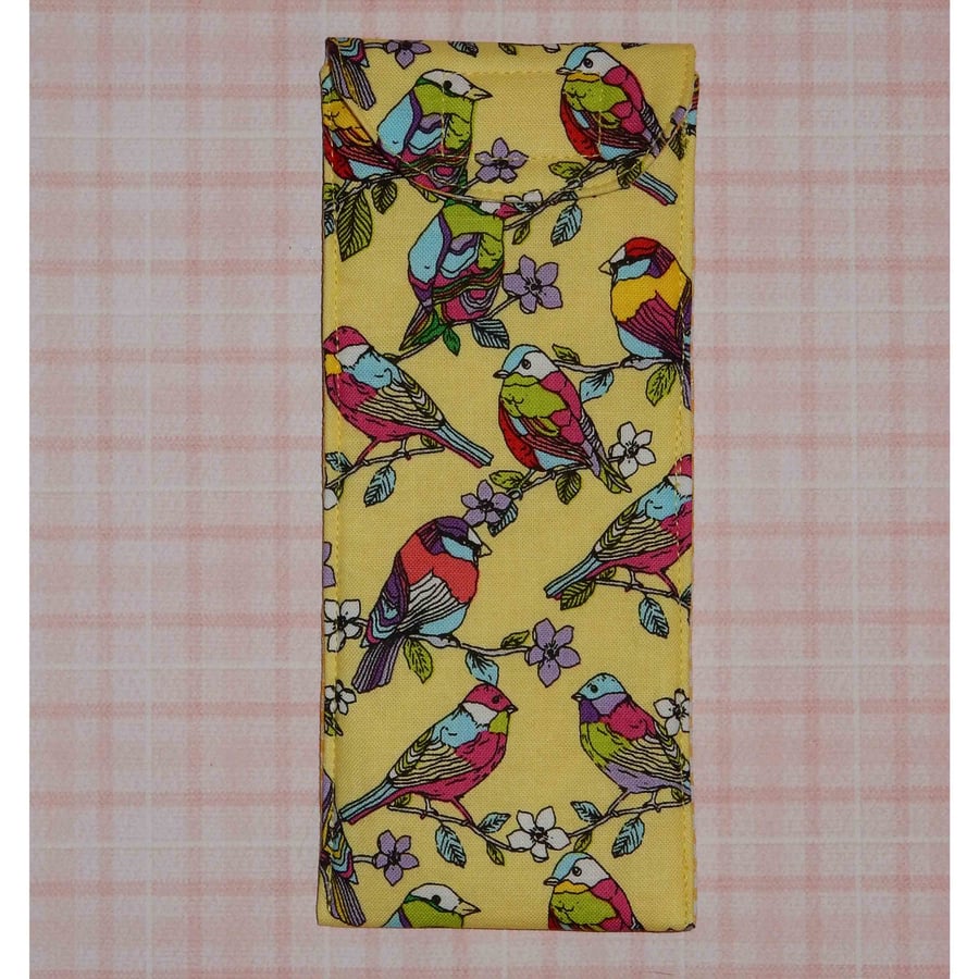 Glasses case - Budgies