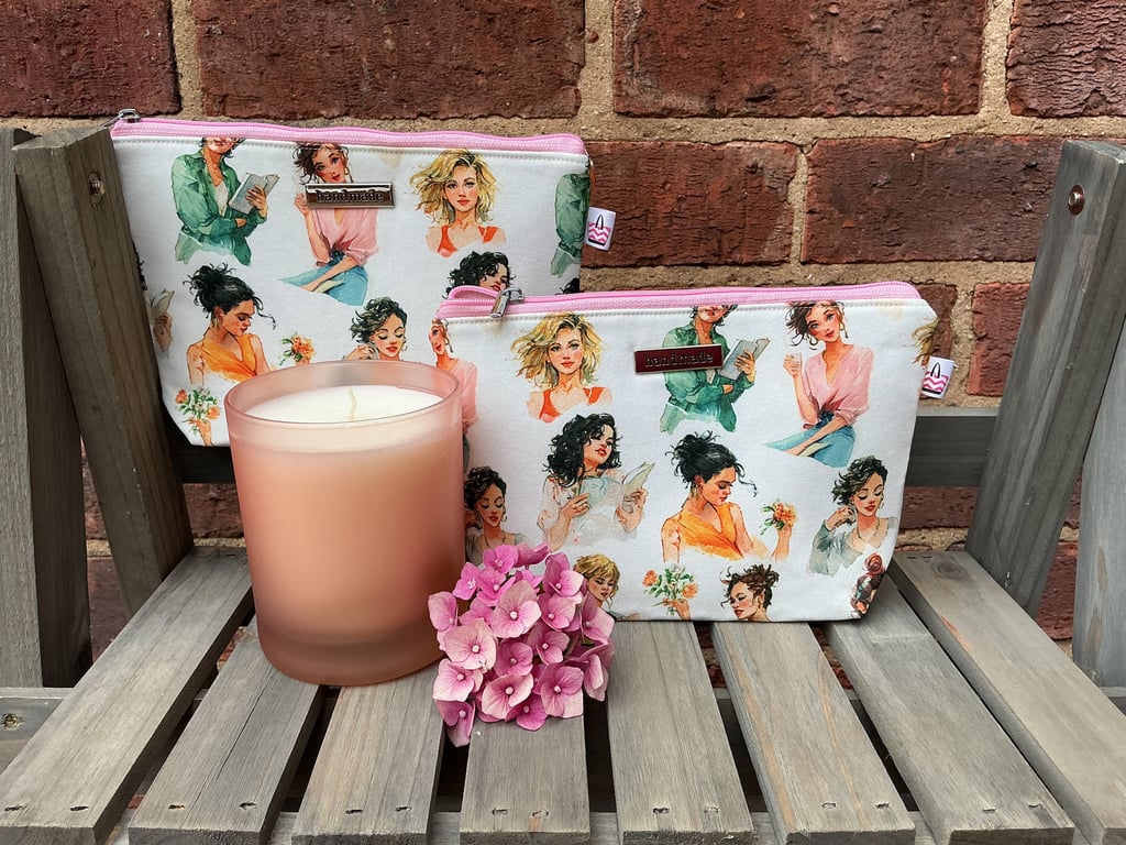 Reading Ladies Zip Pouch