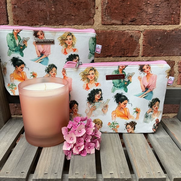 Reading Ladies Zip Pouch