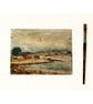 Cremyll Cornwall Watercolour Painting on Yupo Paper Mounted - Image 3