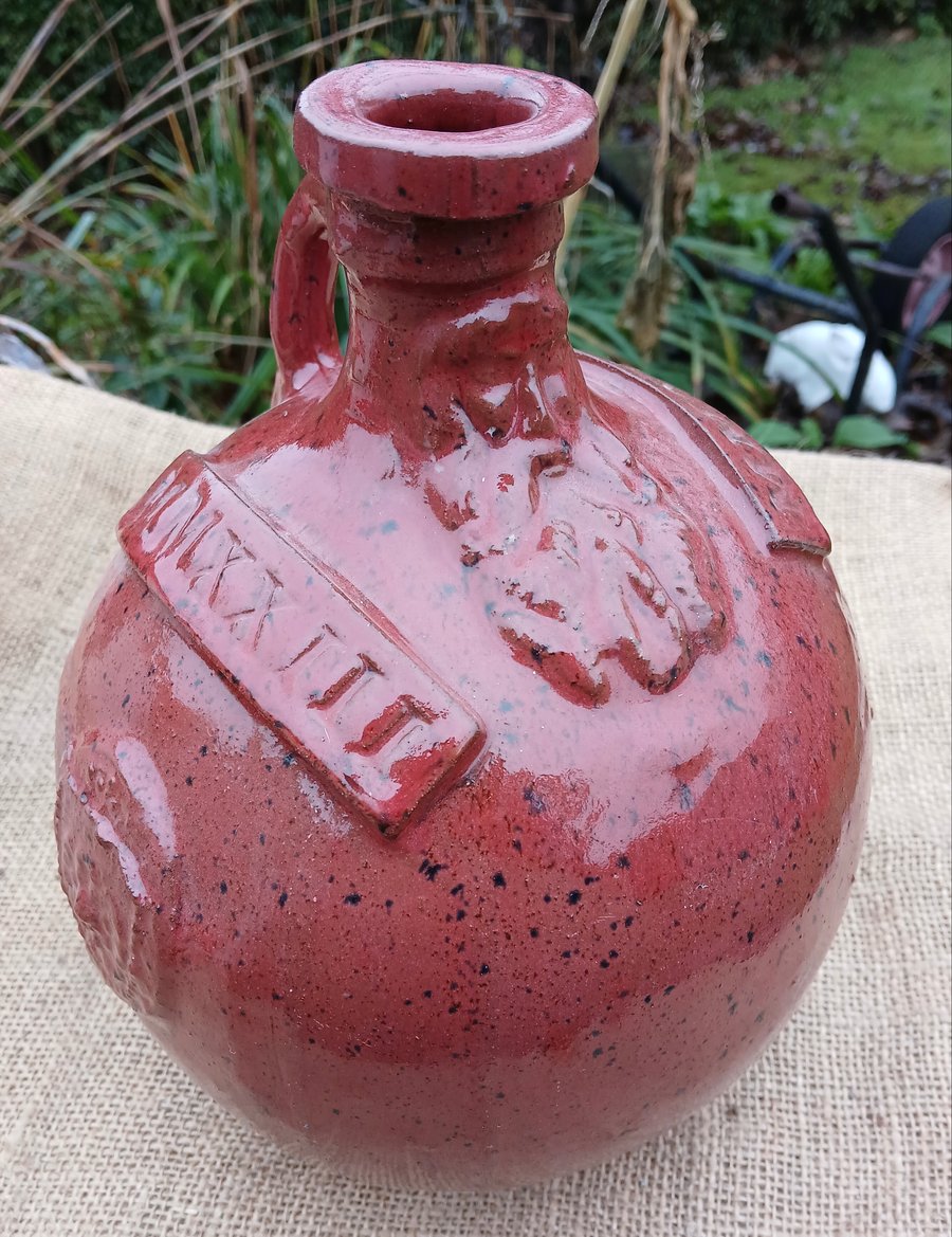 Earthenware mottled red Bellarmine