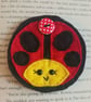 Felt Ladybird bookmark,bookworm gift,childrens book gift,book accessory. - Image 1