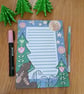 Bear and Rabbit A5 Tear Off Notepad - Image 2