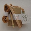 Gardener’s Gift Set – Wooden labels, seed envelopes, twine & pencil, gift tag