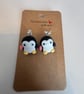 Sterling Silver Earrings - Penguins - Brand New & Sealed!!  
