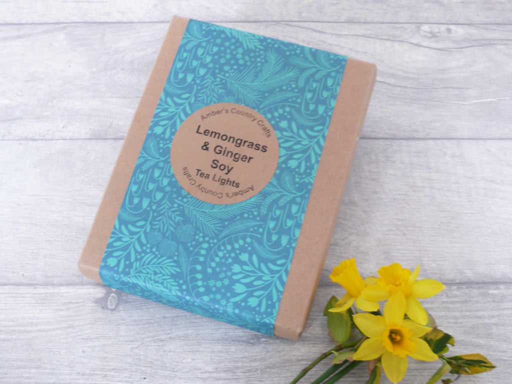 Lemongrass And Ginger Soy Tea Lights