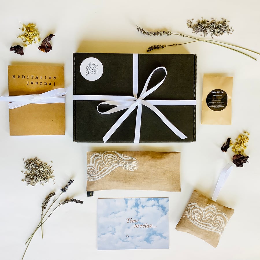 Meditation Gift Set; Lavender Meditation Gift Set