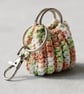 Mini crochet purse bag charm keyring