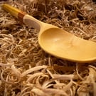 Sycamore Wood Serving Spoon with painted handle