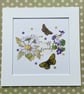 Handcrafted Collage of British Butterflies - Image 1