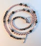 Pearl, Larvikite, Swarovski Crystal And Hematite Necklace - Handmade In Devon - Image 5