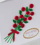 Quilled roses bouquet card - With all my love - Image 5