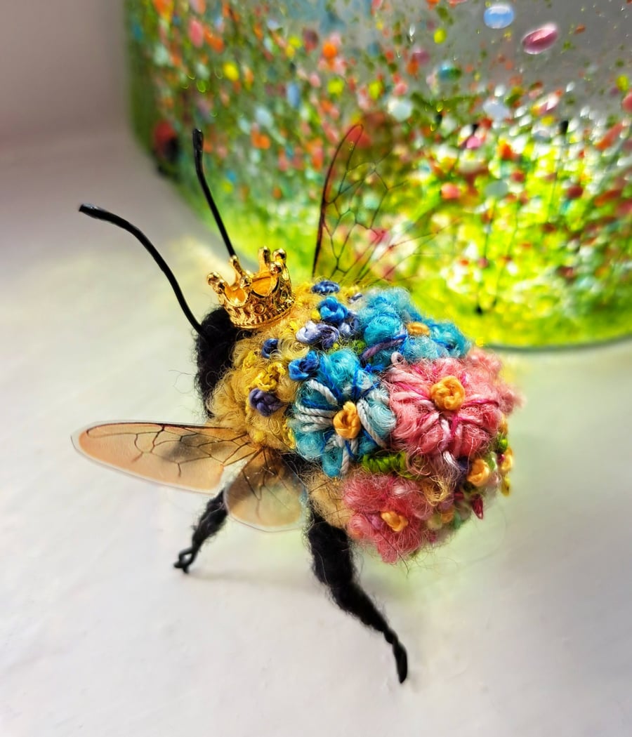 Embroidered Queen Bee 