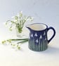 Snowdrop Milk Jug - Hand Painted - Image 1