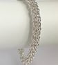 Sterling Silver Ladies Lace Chainmaille Bracelet  - Image 6