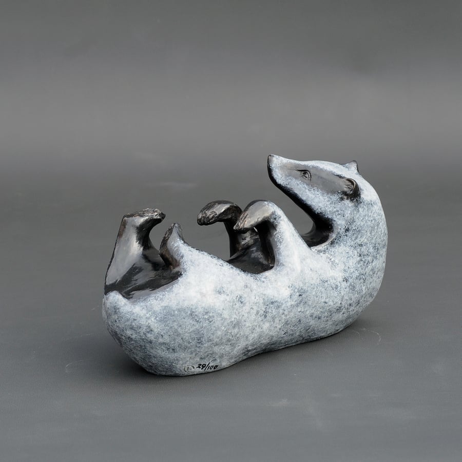 Badger rolling sculpture