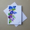 original art hand painted blank greetings card ( ref FA 106 G2 )