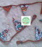 Bespoke Coffee Themed Fabric Bunting 2 Metres