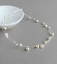 Cream Pearl Jewellery Set - Cream Floating Pearl Bridesmaid Gifts - Wedding - Image 2