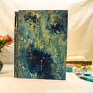 A4 Coptic Journal with Umbelliferae and Buttercups (Folksy151)