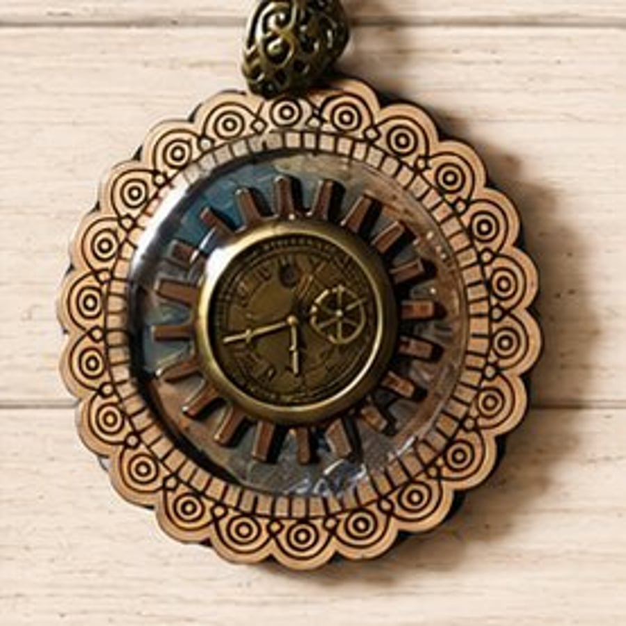 Steampunk Pendant Necklace 