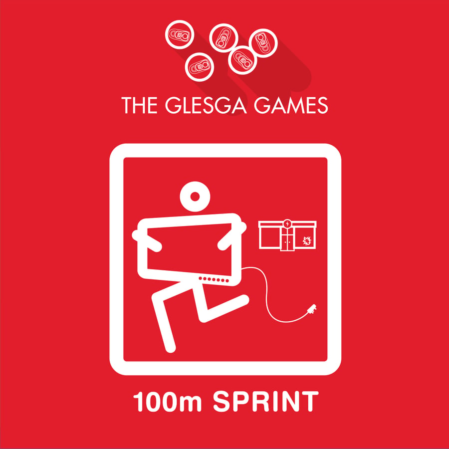 'Glesga Games' set of 9 cards