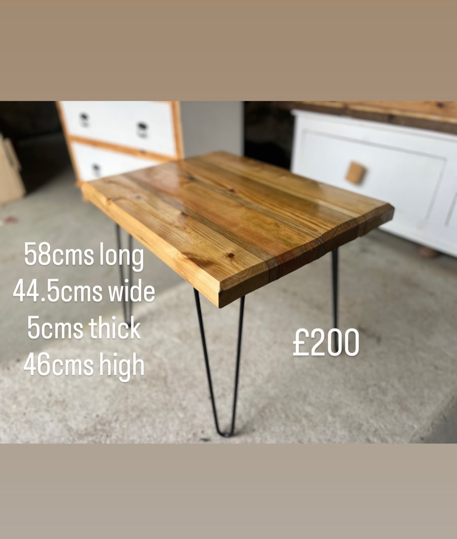 Handmade eco table 