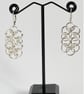 Silver Helm Chainmaille Earrings - Image 8