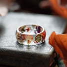 Wild Autumn Ring, Four Seasons Collections,  Autumn Leaves, Flowers