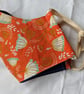 Orange cotton face mask - Image 1