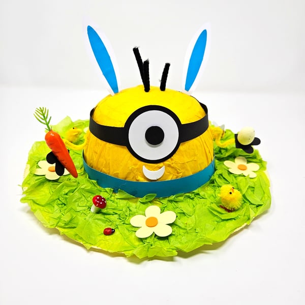 DIY Make Your Own Minions Easter Bonnet, Boys Folksy