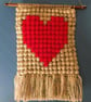 Crocheted wall hanging - heart - Image 3