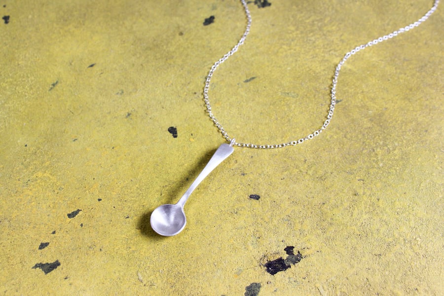 Spoon necklace, Ceremonial spoon, vintage inspired