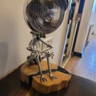 Metal man lamp