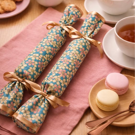 Reusable Fabric Dinner Party Crackers for Year Round Celebrations